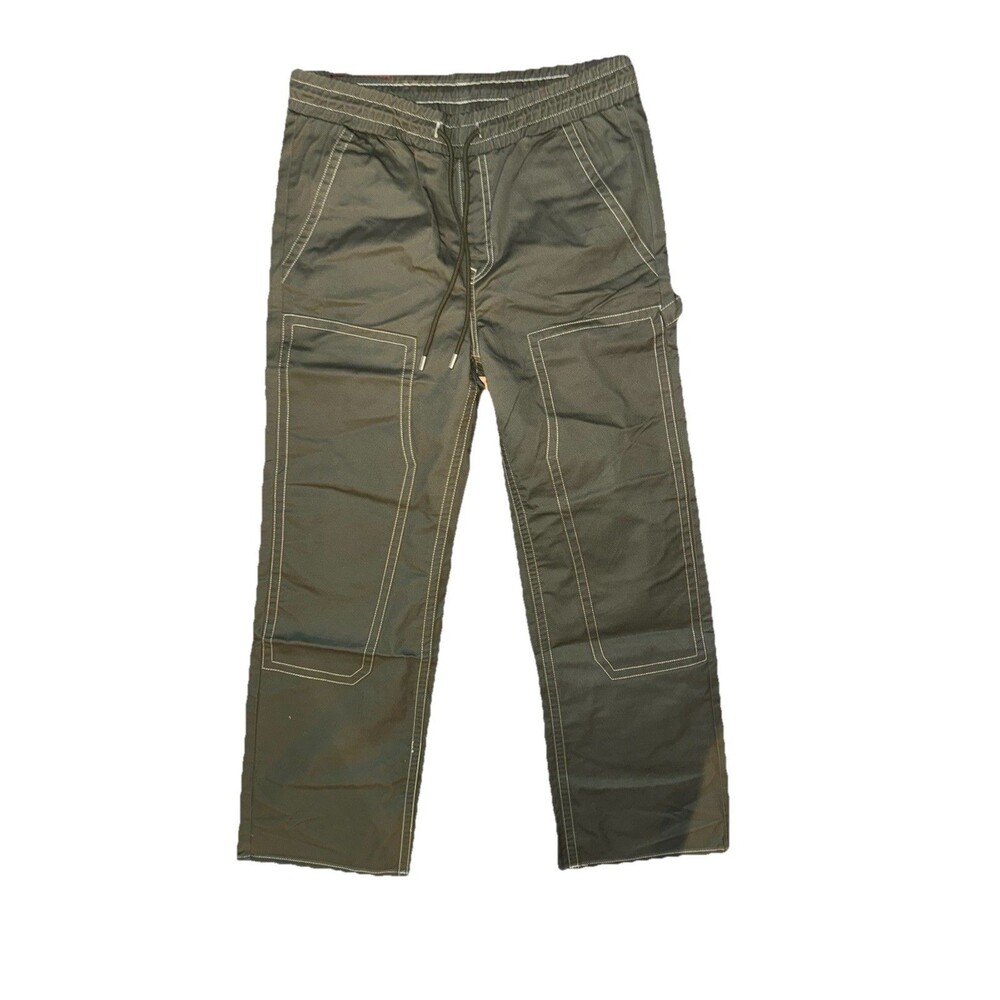 True Religion Twill Carpenter Vinny Ultra Baggy Pant Size: 32* Color Olive NWT